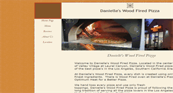 Desktop Screenshot of daniellespizza.com