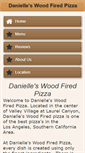 Mobile Screenshot of daniellespizza.com