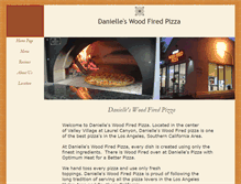 Tablet Screenshot of daniellespizza.com